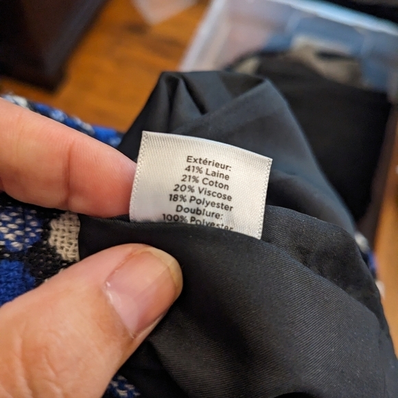 TALBOTS Dot Print Wool Pencil Skirt - Picture 6 of 8